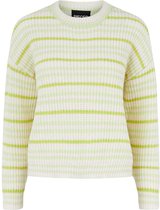 Pieces Trui Pcgina Ls O-neck Knit 17110969 Butterfly/buttercream Dames Maat - XL