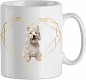 Mok West Highland Terrier 1.1| Hond| Hondenliefhebber | Cadeau| Cadeau voor hem| cadeau voor haar | Beker 31 CL