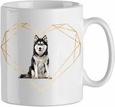Mok Siberian Husky 5.3| Hond| Hondenliefhebber | Cadeau| Cadeau voor hem| cadeau voor haar | Beker 31 CL