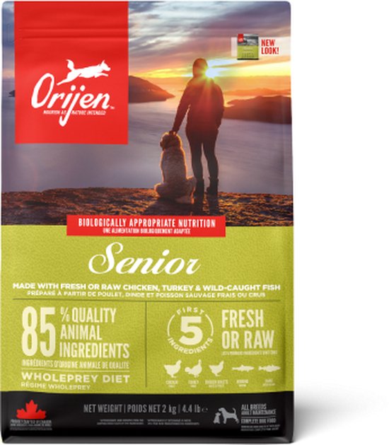 Orijen Whole Prey Senior Dog - Kip & Dinde - Nourriture pour chiens - 11,4 kg