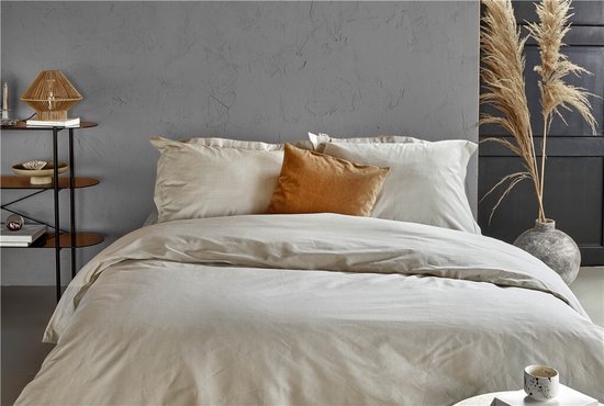 Walra Dekbedovertrek Forever Cotton - 240x220 - 100% Percale Katoen - Zand van Merkloos — afbeelding 3
