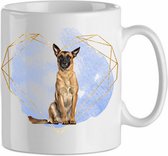 Mok Belgian Malinois 2.5 | Hond| Hondenliefhebber | Cadeau| Cadeau voor hem| cadeau voor haar | Beker 31 CL
