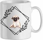 Mok Pug 3.2| Hond| Hondenliefhebber | Cadeau| Cadeau voor hem| cadeau voor haar | Beker 31 CL
