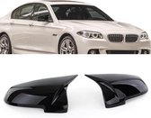 BMW M-Wing Spiegelkappen - 5 & 7-serie [F10 F11 F18: 2013> F01 F02 F07: 2012>] - Hoogglans Zwart