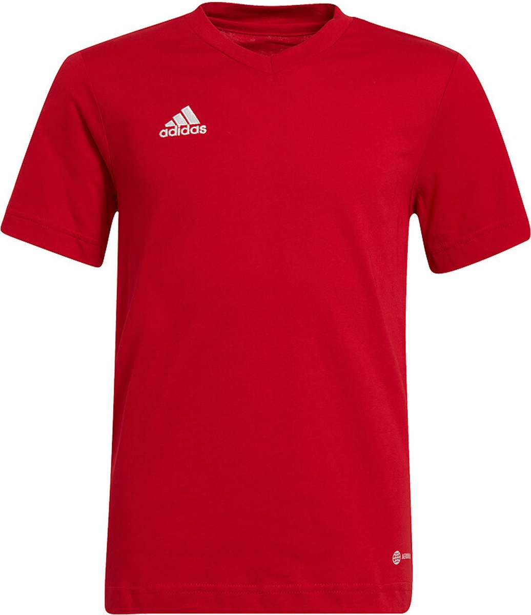 Adidas Entrada 22 T-Shirt Kinderen - Rood | Maat: 128