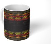 Mok - Koffiemok - Afrika - Patronen - Abstract - Mokken - 350 ML - Beker - Koffiemokken - Theemok