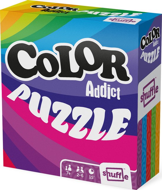 Shuffle - Color Addict Puzzle - Jeu de cartes - Jeu familial