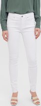 Vero Moda Jeans Vmpeach Mr Skinny Ank Cut Ri401 10261105 Bright White Dames Maat - W28 X L32