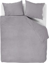 At Home by BeddingHouse Cosy Corduroy dekbedovertrek - Tweepersoons - 200x200/220 - Licht grijs