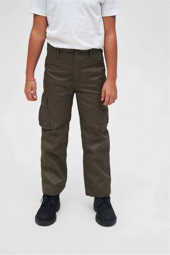 Urban Classics Kinder Cargobroek -Kids US Ranger Groen