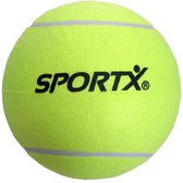 SportX Jumbo Tennisbal - 4x - XXL - geel - 22 cm - buiten spelen - speelgoed