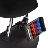 Peachy Tablethouder Telefoonhouder Hoofdsteun autostoel achterbank 4-11 inch voor iPhone iPad Samsung - Zwart
