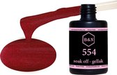 Gellak - 554 - 15 ml | B&N - soak off gellak