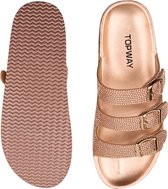 Topway damesslipper Rose-gold Maat 40