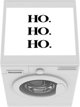 Wasmachine beschermer - Wasmachine mat - Quote - Kerstman - Kerst - 55x45 cm - Droger beschermer