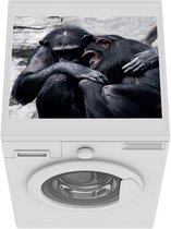 Wasmachine beschermer mat - Chimpansee - Knuffel - Dieren - Breedte 55 cm x hoogte 45 cm