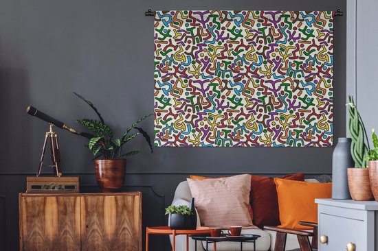 Tapisserie - Tapisserie - Abstrait - Motifs - Afrique - 150x112,50 cm - Tapisserie