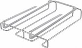 glazenrek My Glass hangend 28 x 20 cm metaal zilver