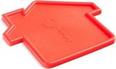 opbergbakje Chez Moi 15 x 16 cm siliconen rood