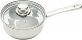 pocheerpan Clearview 18 cm RVS zilver 5-delig