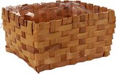 bloempot 27 x 21 x 12,5 cm riet naturel