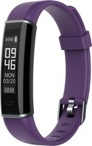 Lintelek Activity Tracker - Smartwatch Dames en Heren - ID130 HR - Smartwatch iOS & Android - GPS Horloge - Paars