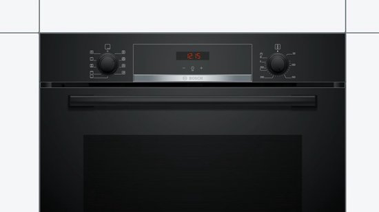 BOSCH HBA534EB0 - Hetelucht inbouw oven - Serie 4 - 71L | bol.com