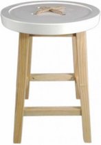 kruk 30 x 45 cm hout blank/wit