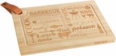 snijplank Steak 39,5 x 28 cm bamboe naturel