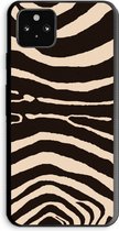Case Company® - Google Pixel 5a 5G hoesje - Arizona Zebra - Soft Cover Telefoonhoesje - Bescherming aan alle Kanten en Schermrand