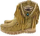 El Vaquero Cloe boots beige / combi, ,40 / 6.5