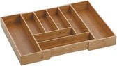 bestekbak Kalma 35-58 x 43 cm bamboe naturel
