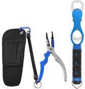 Visgerei Set 2-Delig - Onthaaktang - Visklem - Vistang - Hengelsport Accessoires - Hengelset Voor Vissers - Tang - Blauw