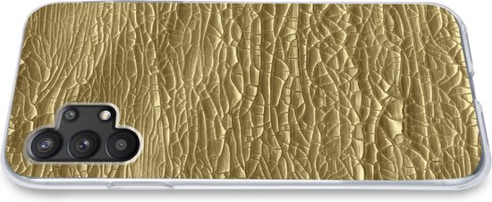 Coque Samsung Galaxy A32 5G - Or - Peinture - Abstrait - Coque de téléphone en Siliconen