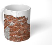 Mok - Gips - Muur - Baksteen - 350 ML - Beker - Uitdeelcadeautjes