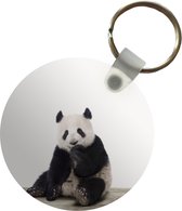 Porte-clés - Chambre de bébé - Panda - Plastique - Rond