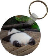 Porte-clés - Animal - Panda - Dormir - Plastique - Rond - Cadeaux à distribuer