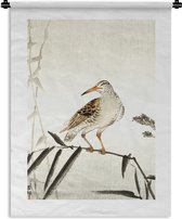 Tenture murale - Tissu mural - Vogel - Nature - Japonais - Scandinave - 60x80 cm - Tapisserie