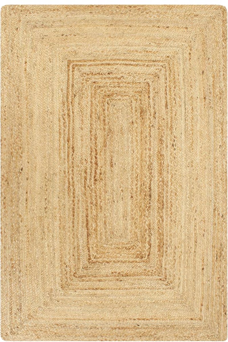 Medina Vloerkleed handgemaakt 160x230 cm jute naturel