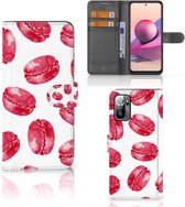 Hoesje ontwerpen Xiaomi Redmi Note 10/10T 5G | Poco M3 Pro GSM Hoesje Pink Macarons