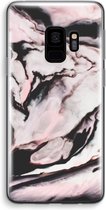 Case Company® - Samsung Galaxy S9 hoesje - Roze stroom - Soft Cover Telefoonhoesje - Bescherming aan alle Kanten en Schermrand