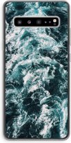 Case Company® - Samsung Galaxy S10 5G hoesje - Zee golf - Soft Cover Telefoonhoesje - Bescherming aan alle Kanten en Schermrand