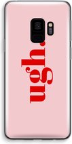 Case Company® - Samsung Galaxy S9 hoesje - Ugh - Soft Cover Telefoonhoesje - Bescherming aan alle Kanten en Schermrand