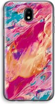 Case Company® - Samsung Galaxy J5 (2017) hoesje - Pastel Echoes - Soft Cover Telefoonhoesje - Bescherming aan alle Kanten en Schermrand