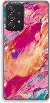 Case Company® - Samsung Galaxy A52 hoesje - Pastel Echoes - Soft Cover Telefoonhoesje - Bescherming aan alle Kanten en Schermrand