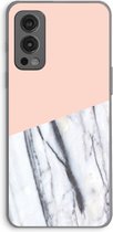 Case Company® - OnePlus Nord 2 5G hoesje - A touch of peach - Soft Cover Telefoonhoesje - Bescherming aan alle Kanten en Schermrand