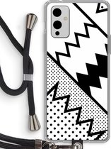 Case Company® - OnePlus 9 hoesje met Koord - Pop Art #5 - Telefoonhoesje met Zwart Koord - Bescherming aan alle Kanten en Over de Schermrand