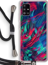 Case Company® - Samsung Galaxy A51 5G hoesje met Koord - Pilgrims Of The Sea - Telefoonhoesje met Zwart Koord - Bescherming aan alle Kanten en Over de Schermrand