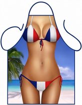 schort Bikini Frankrijk 80 x 56 cm polyester one-size