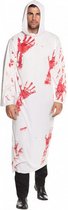 kostuum Deadly sin heren polyester wit maat M/L